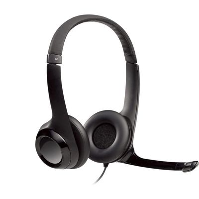 Headset Logitech H390, Usb, Redução De Ruídos, Preto