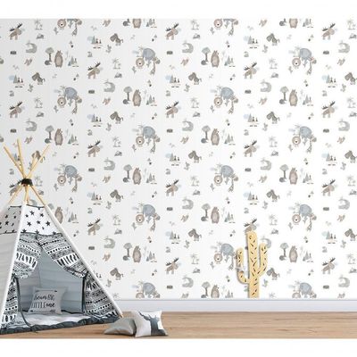 Papel De Parede Sambori Faune 130-1 - Rolo 10m X 0,53m