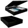 Cama Box Baú Queen Bipartido Sintético Sereneprime Preto 158x198x44