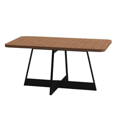 Mesa De Jantar Retangular 1,6 M átria 1592 Carraro Nogal Preto