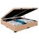 Cama Box Baú Queen Bipartido Sintético Sereneprime Bege 158x198x44