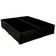 Cama Box Baú King Bipartido Sintético Sereneprime Preto 192x203x44
