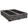 Cama Box Baú King Bipartido Sintético Sereneprime Cinza 192x203x44