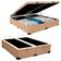 Cama Box Baú King Bipartido Sintético Sereneprime Bege 192x203x44