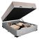 Cama Box Baú Casal Suede + Colchão Sereneprime Molas Ensacadas 138x188x69 Cinza
