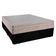 Cama Box Casal Suede + Colchão Sereneprime Molas Ensacadas 138x188x65 Preto