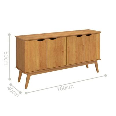 Buffet Com 4 Portas Capela Cinamomo