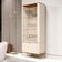 Conjunto Buffet E Cristaleira Lirio Off White Nature Bronze
