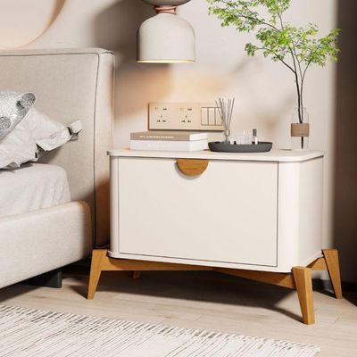 Conjunto Mesa De Cabeceira San Marino Off White