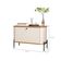 Conjunto Mesa De Cabeceira Albania Off White Nature Preto