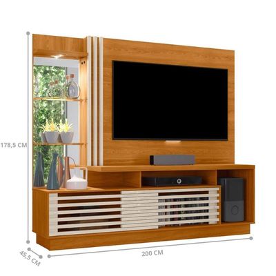 Home Painel Para Tv Midgard Cinamomo Off White