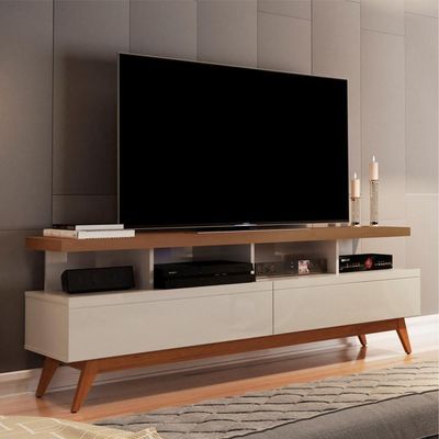 Rack Para Tv Hamal 1.6 Off White Freijó