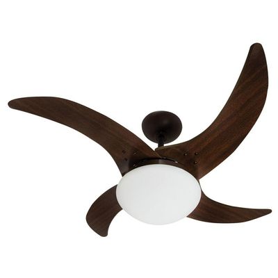 Ventilador Carvalho 4 Pás 110V Marrom Café 110V