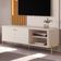 Bancada Para Tv 58 Polegadas Sven Off White Dourado