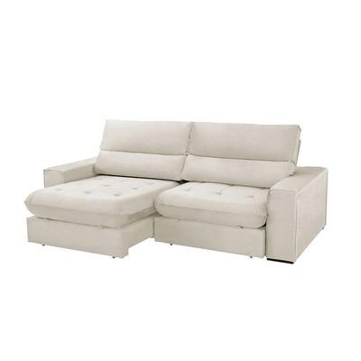 Sofá Aspem Linho 02 Módulos De 90cm B25cm Meu Sofá Online A302 Linho Branco