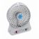Mini Ventilador Portátil Bateria Recarregável Dobravel 3 Velocidades Branco Bivolt