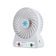 Mini Ventilador Portátil Bateria Recarregável Dobravel 3 Velocidades Branco Bivolt