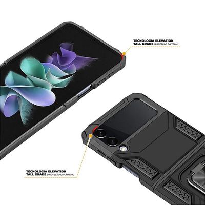 Capa case capinha para Samsung Galaxy Z Flip 4 - Thunder - Gshield