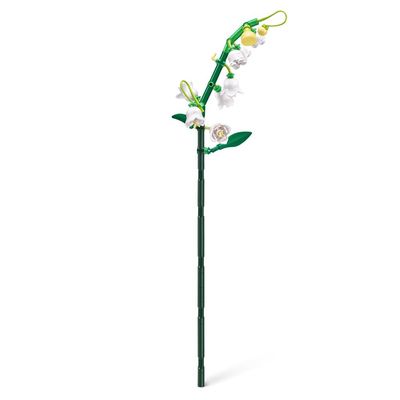 Blocos de Montar Max Premium Flowers - Rosa 204 pçs