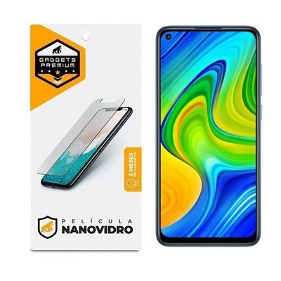 Kit Capa Dual Shock x e Pelicula Nano Vidro para Xiaomi Redmi Note 9 - Gshield