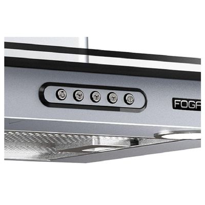 Coifa De Parede 75cm Vidro Reto Duto Slim Fogatti Inox 220v