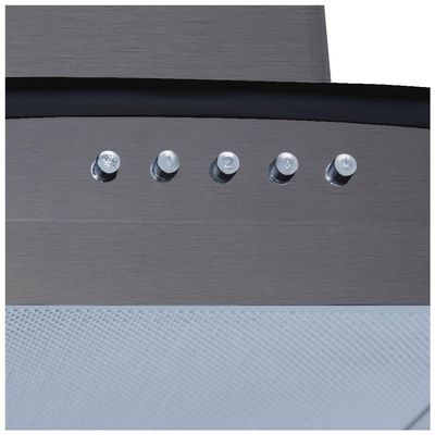 Coifa Fogatti De Parede Clean Vidro Curvo Kromanox 70cm 220v 220V