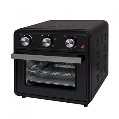 Forno Fryer Elétrico De Bancada 22 Litros Fogatti Black Preto 220v