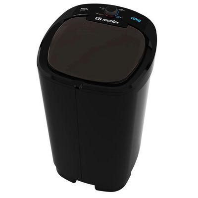 Lavadora Semiautomática Mueller Family Lite 10kg Preta 127V