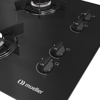 Cooktop Mueller 4 Bocas Queimador Ultra Chama MCG4BB Bivolt