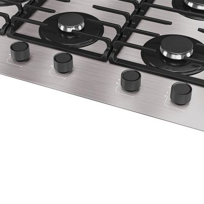 Cooktop Mueller 5 Bocas De Alumínio 77cm Com Grade Dupla MCG5BL Bivolt