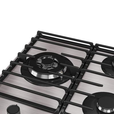 Cooktop Mueller 5 Bocas De Alumínio 77cm Com Grade Dupla MCG5BL Bivolt