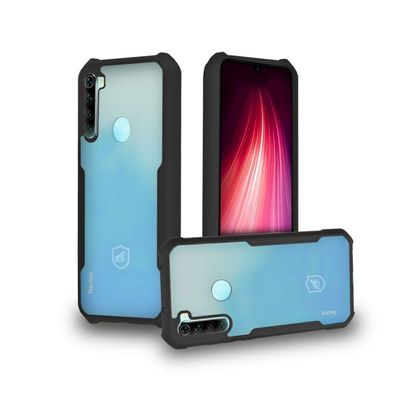 Kit Capa Dual Shock x e Pelicula Defender Glass para Xiaomi Redmi Note 8 - Gshield