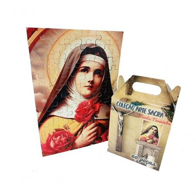 Quebra-cabeça Religioso Santa Terezinha Do Menino Jesus 60pç