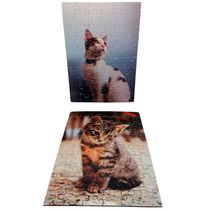 Combo 4 Quebra-cabeças Gatinhos Fofos Catlover 40 Peças