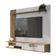 Painel Suspenso Jeri TV até 65" 1 Porta Cinamomo/Off White