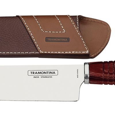 Faca Para Churrasco Tramontina 21141178 Com Bainha 8 Vermelha 21141178