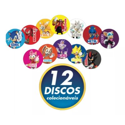 SLIME GELELÉ SONIC COM DISCO SURPRESA - 152G - SORTIDO