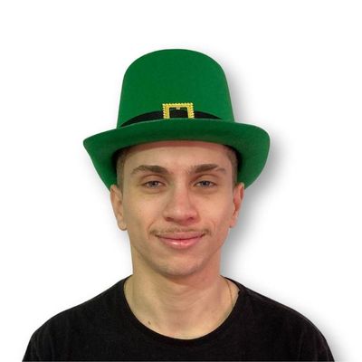 Kit 5 Chapéu Cartola Verde Day Irish Leprechaun