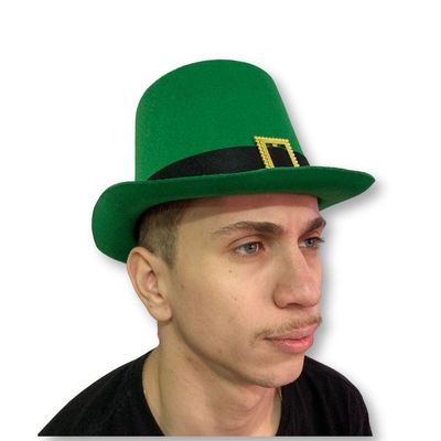 Kit 5 Chapéu Cartola Verde Day Irish Leprechaun
