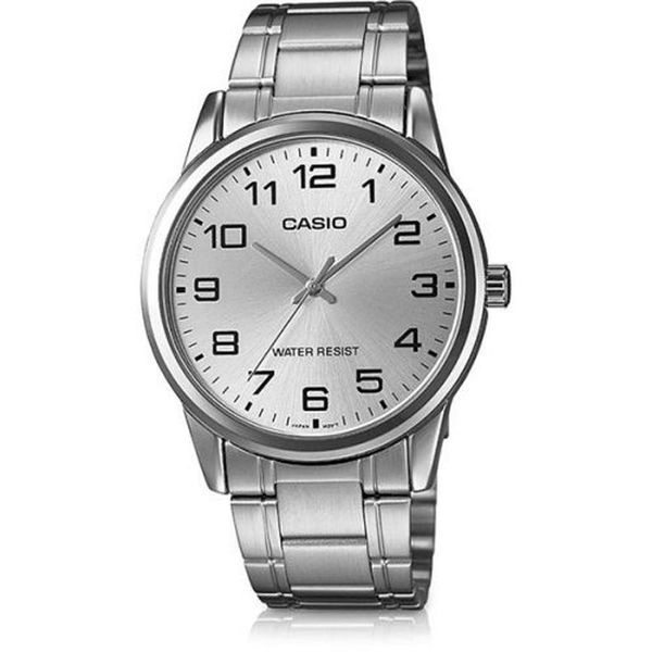 Relógio Casio Masculino Ref:Mtp-V001d-7budf Clássico Prateado