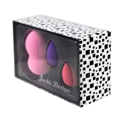 Kit Com 3 Esponjas Jacki Design Rosa
