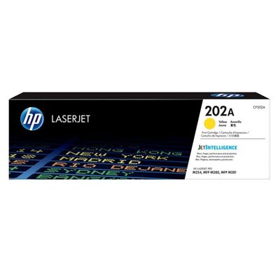 Cartucho De Toner Hp 202a Amarelo Laserjet Original Cf502a