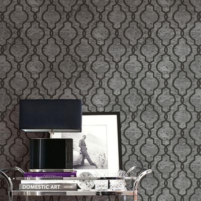 Papel De Parede Shimmer Geometria Em Mármore Uk20920 - Rolo 10m X 0,52m