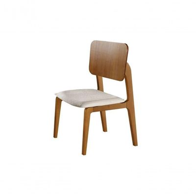 Sala De Jantar Moderna Madeira Maciça 6 Cadeiras 2,0x1,0m - Opala - Harmonia Salas