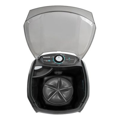 Lavadora Lavamax Eco 15kg Preta Suggar Cor Preto 110v
