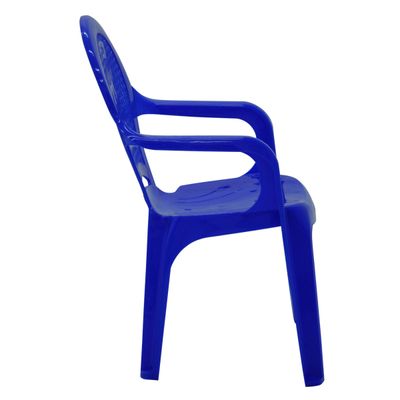 Cadeira Infantil Tramontina Catty Estampada em Polipropileno Azul
