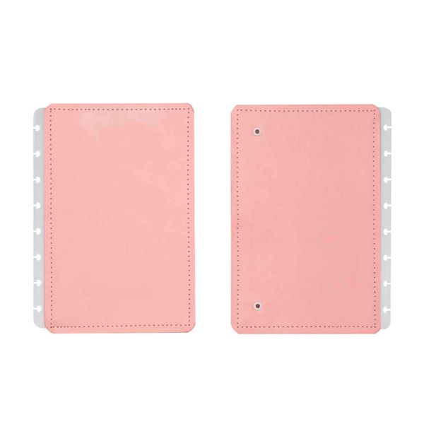 Capa e Contracapa Caderno Inteligente A5 Rosê Pastel