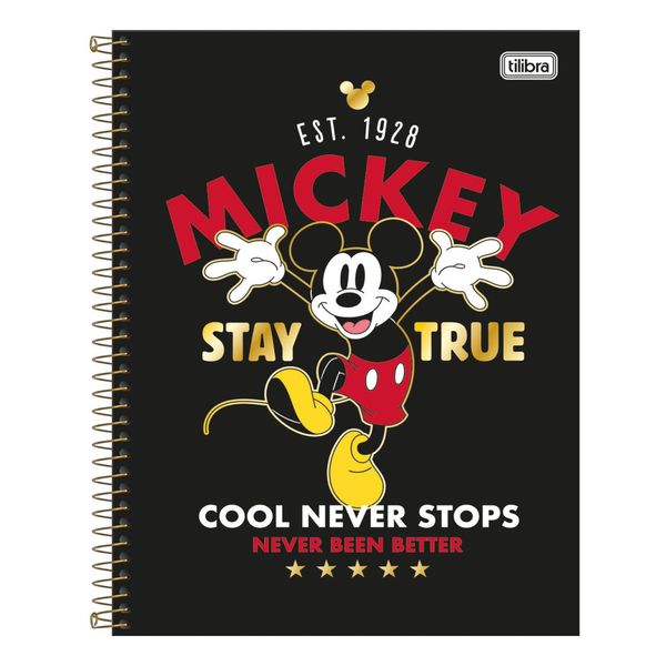 Caderno Universitário Tilibra Espiral 80Fls Mickey Mouse 3