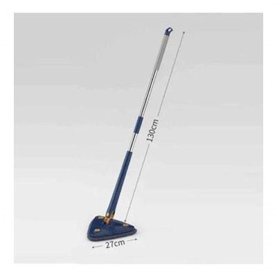 Mop De Limpeza Triângulo Giratório 360 Esfregão - Azul