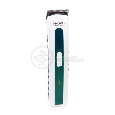 Máquina De Cortar Cabelo Barba Pelos Pezinho Portátil Nhc-3780 Bivolt Recarregável Verde - Nova 1